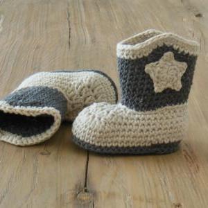 Baby Cowboy Boots Newborn Cowboy Boots Crochet..
