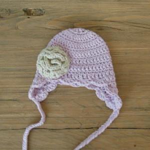 Baby Girl Hat Crochet Newborn Hat Baby Beanie With..