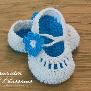 cotton baby shoes Mary Jane Shoes Crochet Newborn Shoes baby shoes