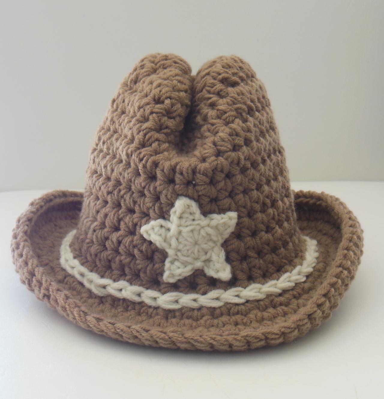 Cowbow Hat And Cowboy Boots Photo Prop Set Crochet Newborn Hat And ...